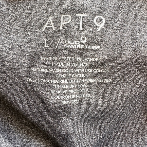 APT 9 Men’s Black Polyester Blend Pull Over Jacket. HeiQ Smart Temp. Size L - Picture 3 of 6